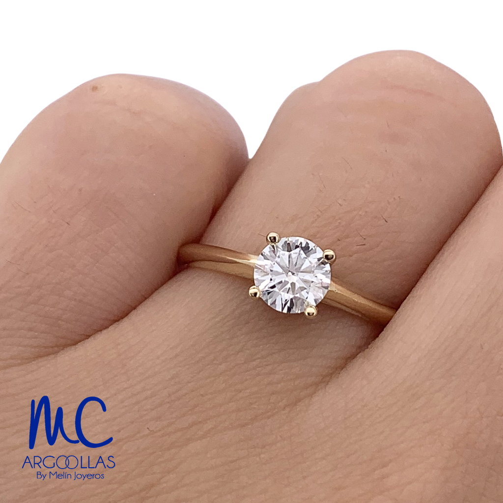 ANILLO DE COMPROMISO DIAMANTE DE LABORATORIO - 680535039
