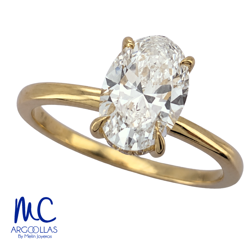ANILLO DE COMPROMISO DIAMANTE DE LABORATORIO - 797649797