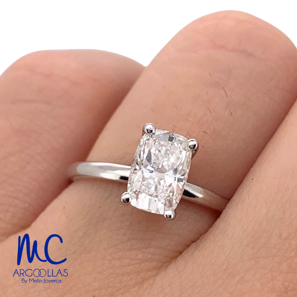 ANILLO DE COMPROMISO DIAMANTE DE LABORATORIO - SPR7927