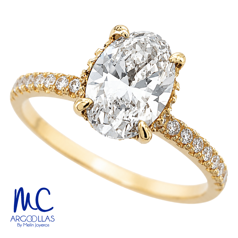 ANILLO DE COMPROMISO DIAMANTE DE LABORATORIO - 735530021