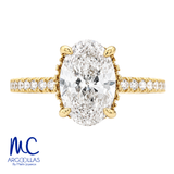 ANILLO DE COMPROMISO DIAMANTE DE LABORATORIO - 735530021