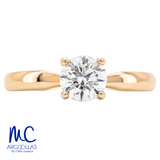 ANILLO DE COMPROMISO DIAMANTE DE LABORATORIO - 676502034