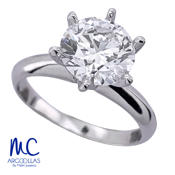 ANILLO DE COMPROMISO DIAMANTE DE LABORATORIO - 660489240