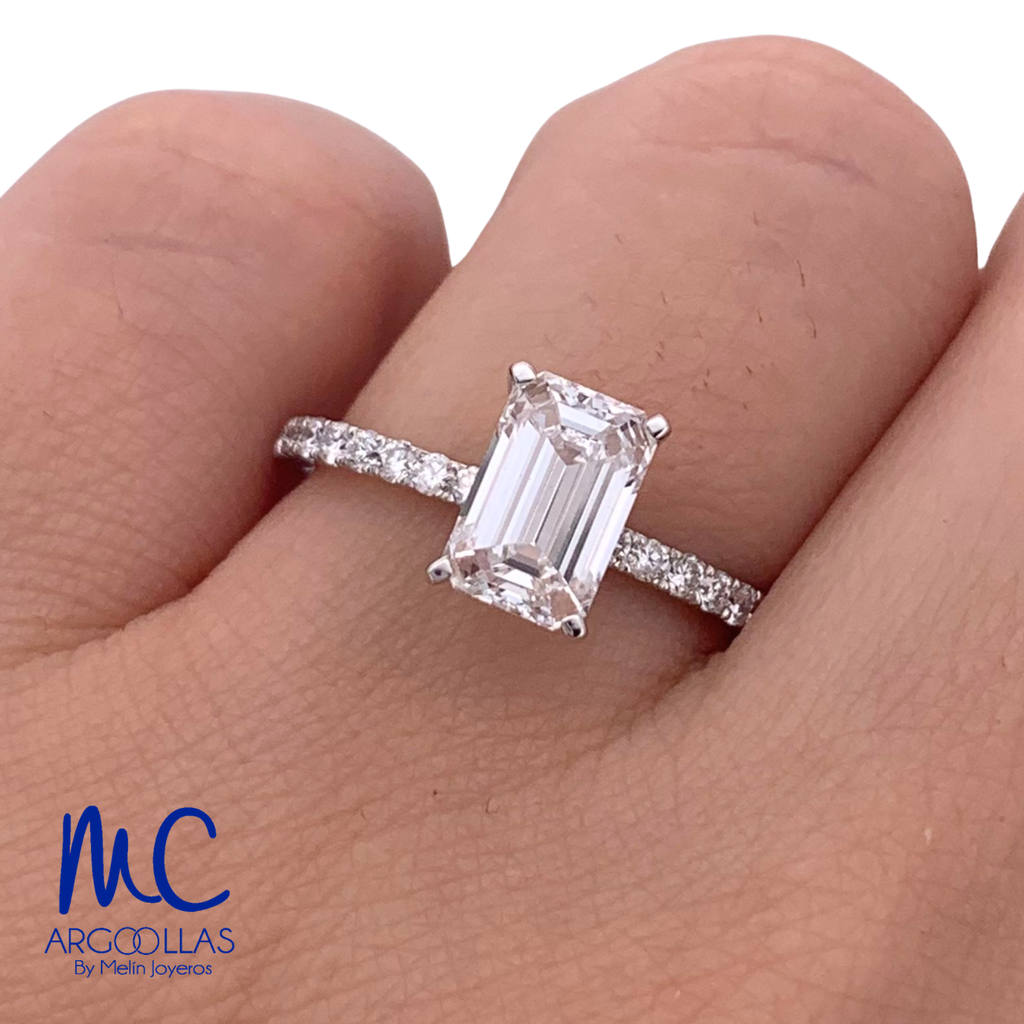 ANILLO DE COMPROMISO DIAMANTE DE LABORATORIO - SPR7282