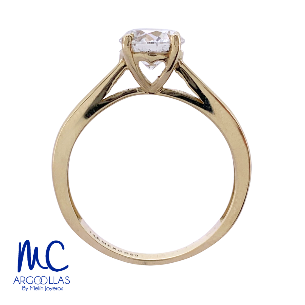 ANILLO DE COMPROMISO DIAMANTE DE LABORATORIO - 691582148