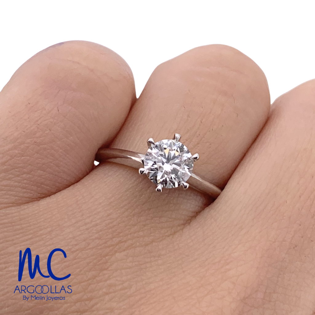ANILLO DE COMPROMISO DIAMANTE DE LABORATORIO - 722527131