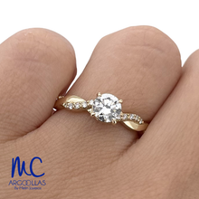 ANILLO DE COMPROMISO DIAMANTE DE LABORATORIO - 671448764