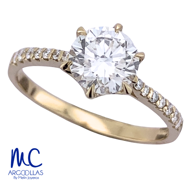 ANILLO DE COMPROMISO DIAMANTE DE LABORATORIO - 695503595
