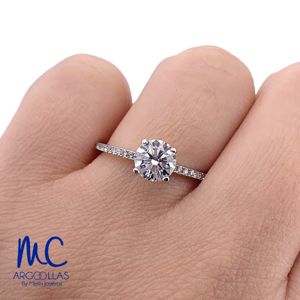 ANILLO DE COMPROMISO DIAMANTE DE LABORATORIO - 720562217