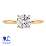ANILLO DE COMPROMISO DIAMANTE DE LABORATORIO - 627489529