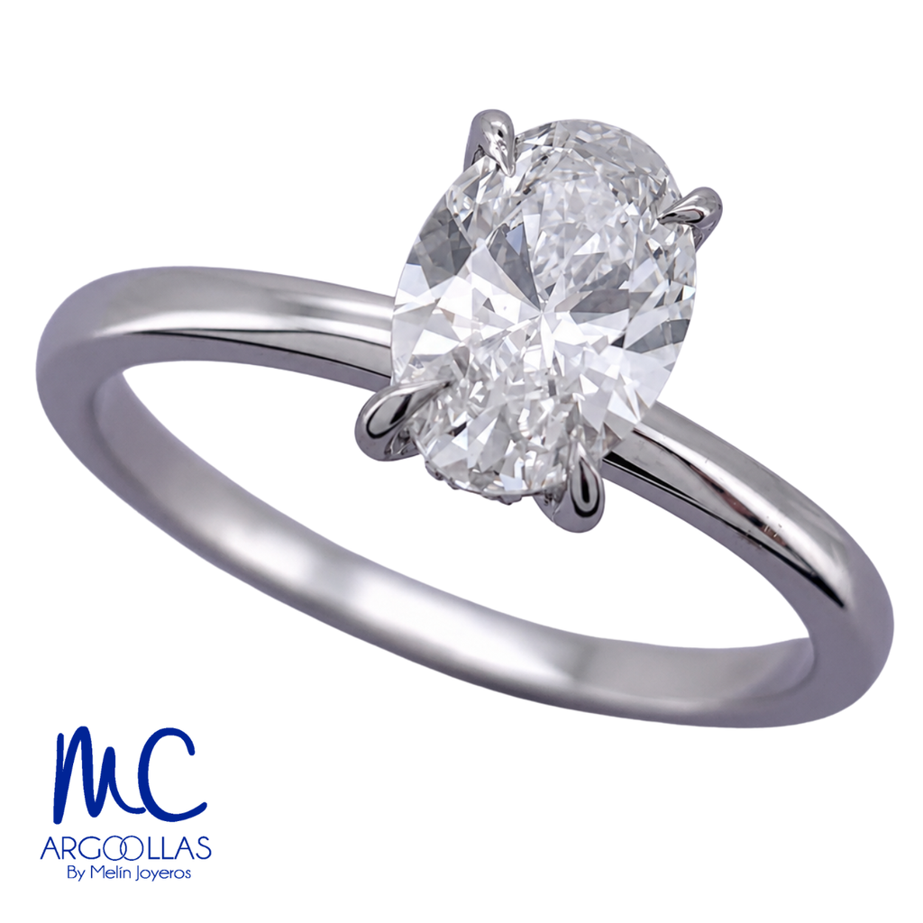 ANILLO DE COMPROMISO DIAMANTE DE LABORATORIO - 10160