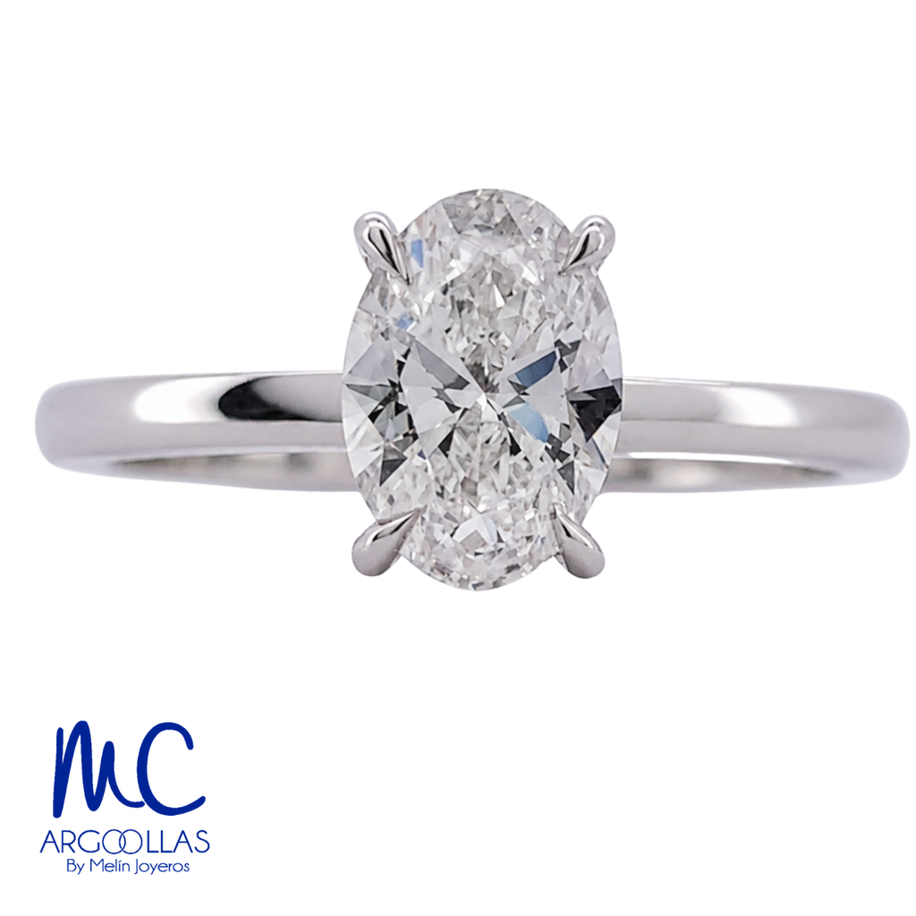 ANILLO DE COMPROMISO DIAMANTE DE LABORATORIO - 10160