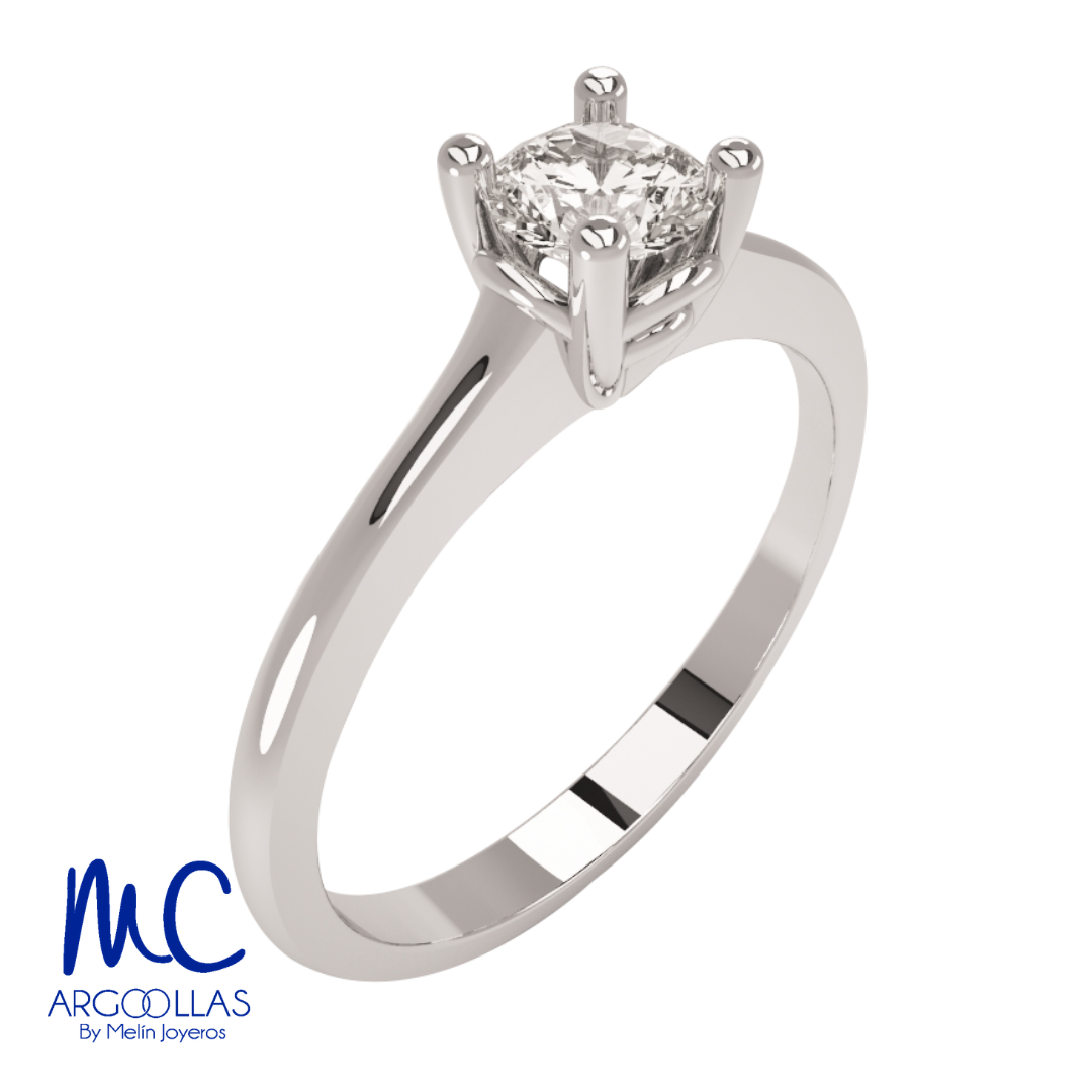 Anillo de compromiso de oro amarillo 10k y 14k · modelo Z3152-3B