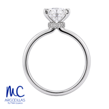 ANILLO DE COMPROMISO DIAMANTE DE LABORATORIO - SPR7955