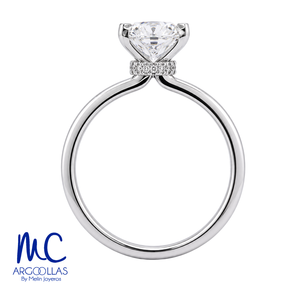 ANILLO DE COMPROMISO DIAMANTE DE LABORATORIO - SPR7955