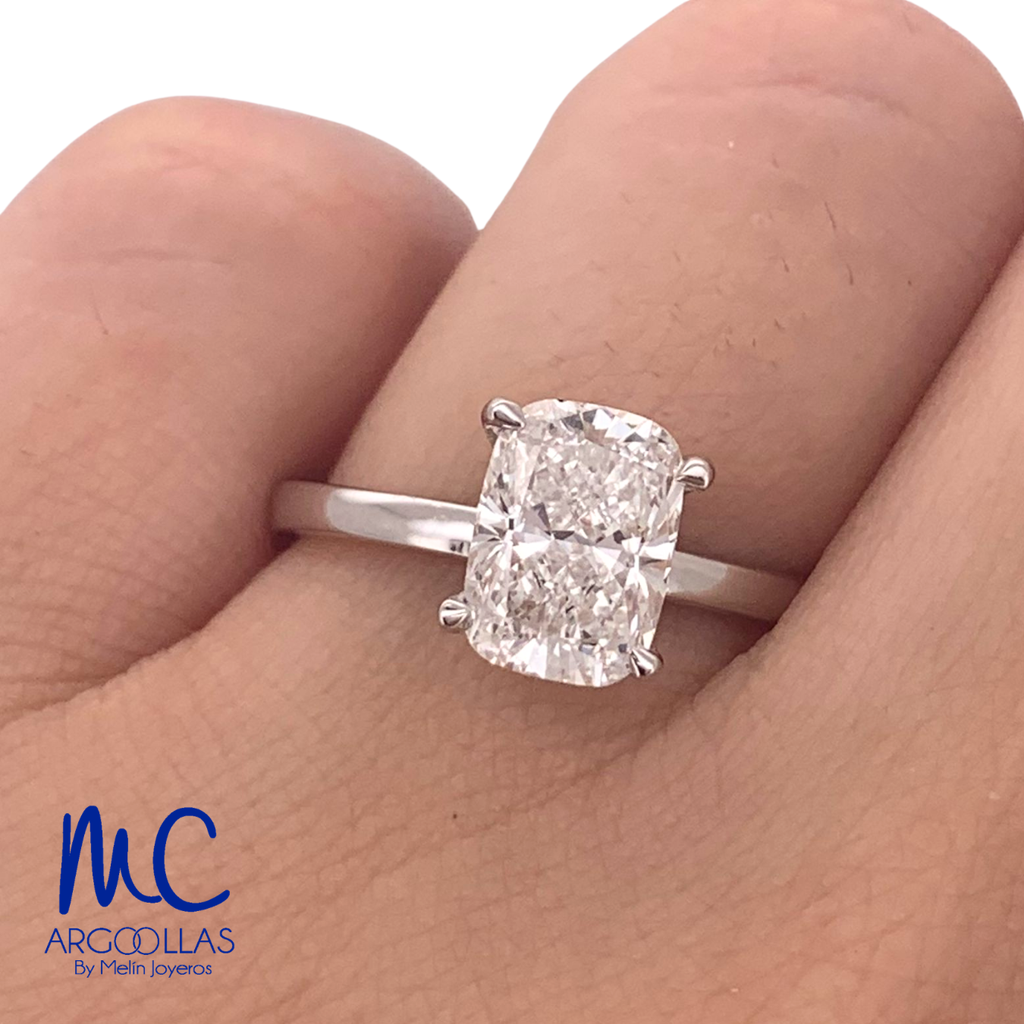 ANILLO DE COMPROMISO DIAMANTE DE LABORATORIO - SPR7955