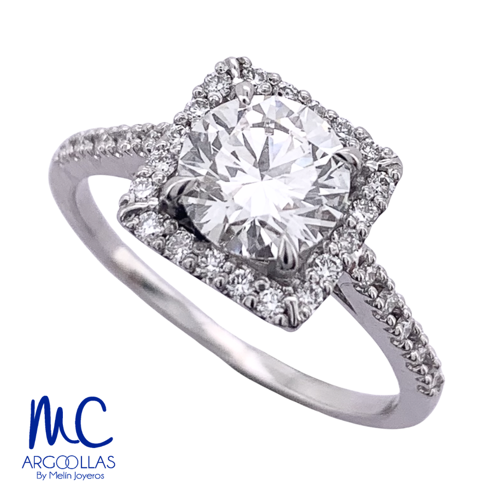 ANILLO DE COMPROMISO DIAMANTE DE LABORATORIO - 695503644