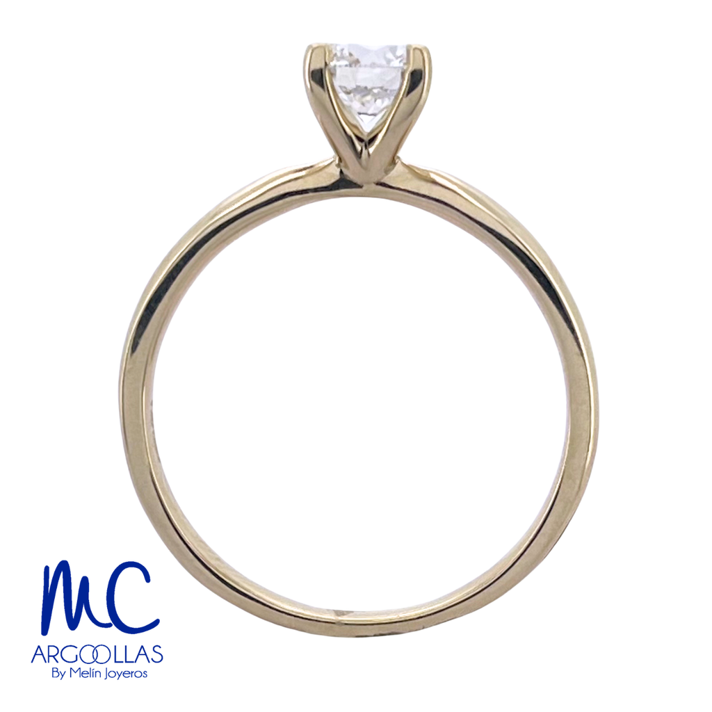 ANILLO DE COMPROMISO DIAMANTE DE LABORATORIO - 619453964