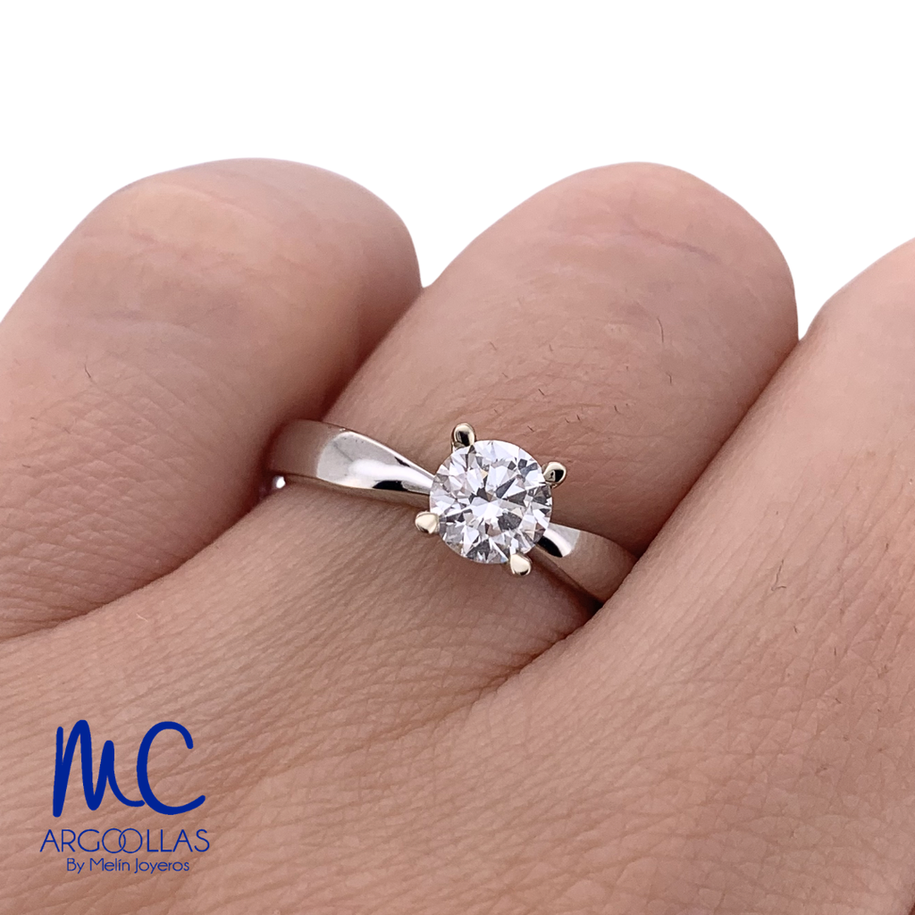ANILLO DE COMPROMISO DIAMANTE DE LABORATORIO - 682505680