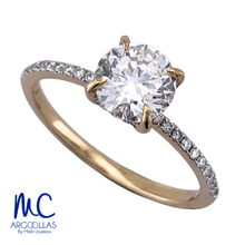 ANILLO DE COMPROMISO DIAMANTE DE LABORATORIO - 694595090