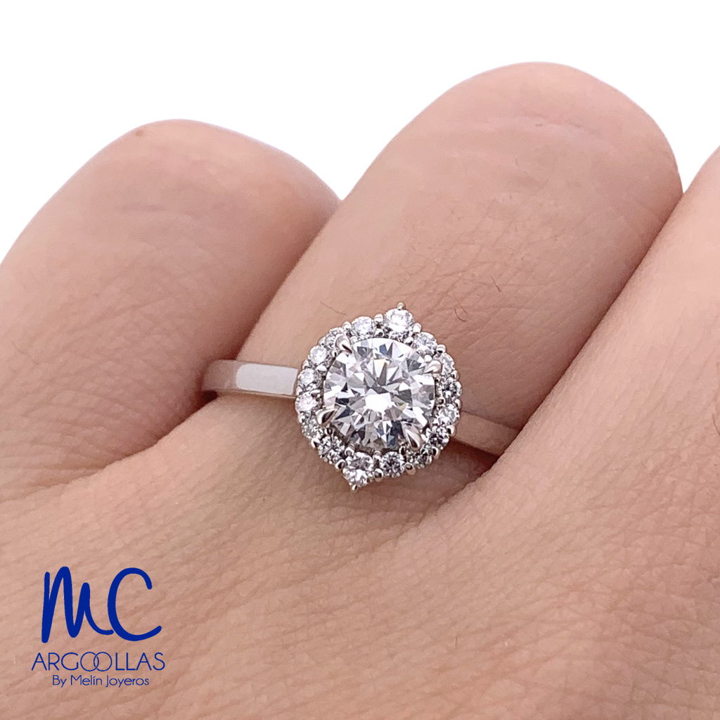 ANILLO DE COMPROMISO DIAMANTE DE LABORATORIO - 687549485