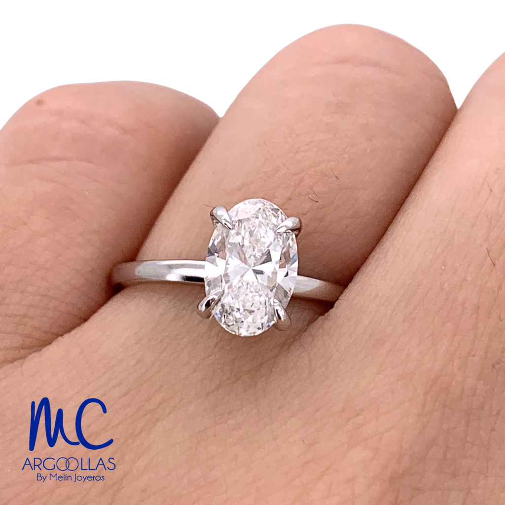 ANILLO DE COMPROMISO DIAMANTE DE LABORATORIO - 735530049