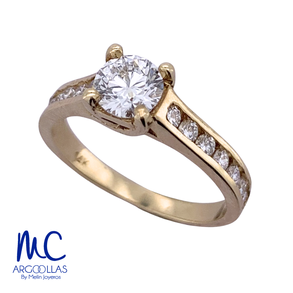 ANILLO DE COMPROMISO DIAMANTE DE LABORATORIO - 632432456